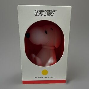 Mr Maria Peanuts SNOOPY Bundle Of Light 2024 Touch Night Light Auto Shut Off 5"